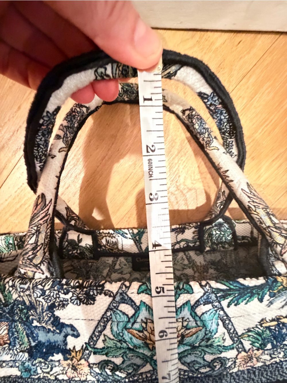 Christian Dior Canvas Toile de Jouy Tote NWOT - Picture 13 of 16